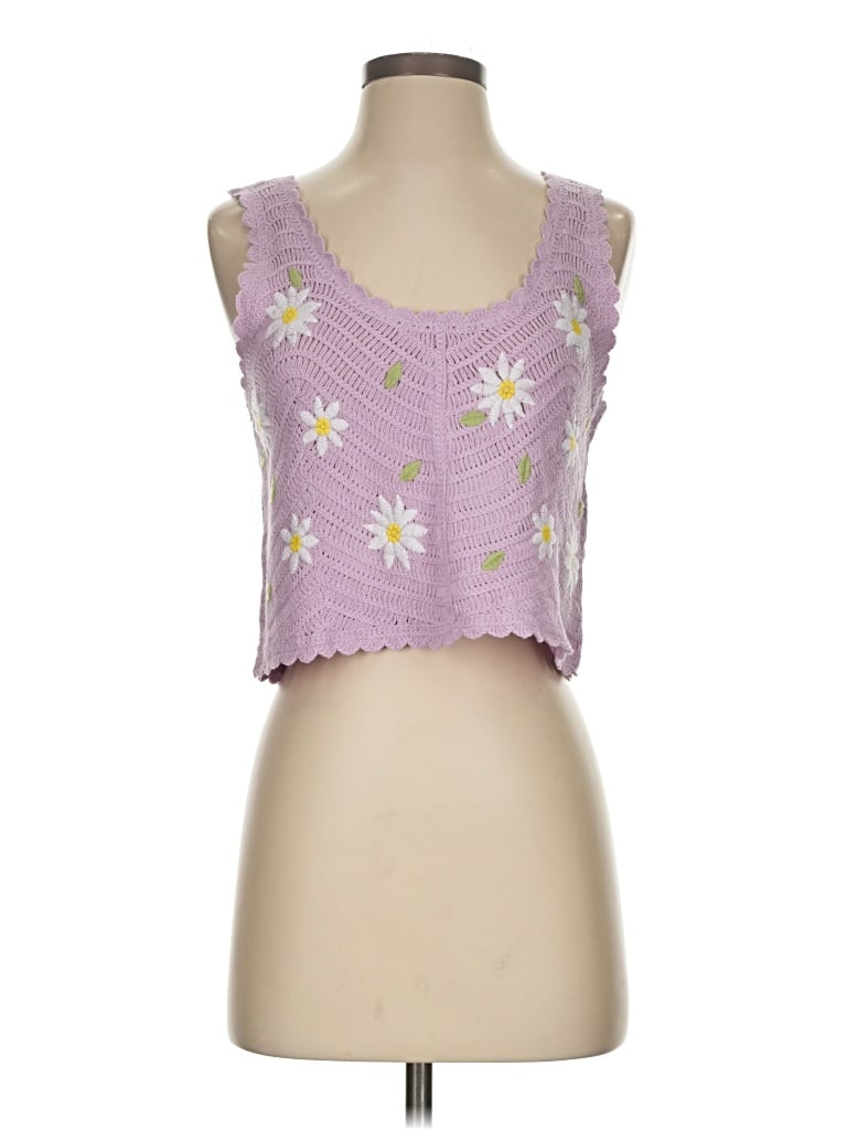 Pre-owned New In Pullover Sweater In Purple