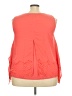 Alyx 100% Polyester Orange Sleeveless Blouse Size 3X - photo 2