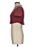 Shein Burgundy Short Sleeve Top Size L - photo 5