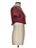 Shein Burgundy Short Sleeve Top Size L - photo 4