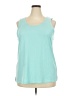 Ideology Teal Sleeveless T-Shirt Size XXL - photo 1