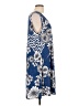 SJS Print Blue Casual Dress Size L - photo 4