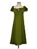 Monteau 100% Polyester Green Casual Dress Size S - photo 1