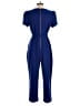 Calvin Klein Solid Blue Jumpsuit Size 8 - photo 2