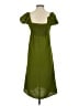 Monteau 100% Polyester Green Casual Dress Size S - photo 2
