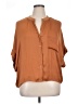 Industry 100% Polyester Brown 3/4 Sleeve Blouse Size XL - photo 1