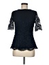 Donna Degnan Blue Short Sleeve Top Size 6 - photo 1