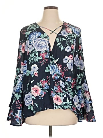 Charming Charlie Long Sleeve Blouse (view 1)