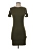 Forever 21 100% Polyester Solid Green Casual Dress Size S - photo 1