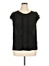 Zenobia 100% Polyester Black Short Sleeve Blouse Size XL - photo 1