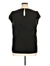 Zenobia 100% Polyester Black Short Sleeve Blouse Size XL - photo 2