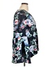 Charming Charlie 100% Polyester Floral Blue Long Sleeve Blouse Size 1X - photo 4