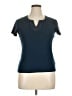 Chaps 100% Cotton Blue Short Sleeve Top Size XL - photo 1