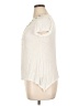 AB Studio Ivory Short Sleeve Top Size XL - photo 5