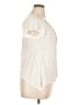 AB Studio Ivory Short Sleeve Top Size XL - photo 4
