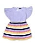 Sequin Hearts 100% Polyester Stripes Purple Dress Size 7 - photo 1