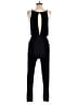Ukala Solid Black Jumpsuit Size M - photo 2