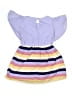 Sequin Hearts 100% Polyester Stripes Purple Dress Size 7 - photo 2