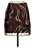 Shein Graphic Brown Casual Skirt Size 4 - photo 2