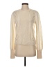 By Anthropologie 100% Lambswool Ivory Wool Pullover Sweater Size S - photo 1