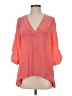 BCBGMAXAZRIA Orange 3/4 Sleeve Blouse Size XXS - photo 1