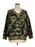 T Tahari 100% Acrylic Camo Green Pullover Sweater Size XL - photo 1