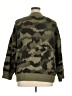 T Tahari 100% Acrylic Camo Green Pullover Sweater Size XL - photo 2