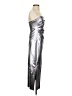 Miss Love Metallic Silver Cocktail Dress Size S - photo 4