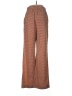 Emory Park 100% Polyester Houndstooth Brown Casual Pants Size M - photo 2