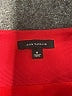 Ann Taylor 100% Polyester Solid Red Formal Skirt Size 6 - photo 4