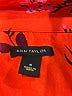 Ann Taylor 100% Polyester Print Orange Long Sleeve Blouse Size M - photo 7