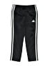 Adidas 100% Polyester Black Track Pants Size 6 - photo 1