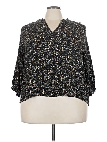 Monday Fun 3/4 Sleeve Blouse (view 1)