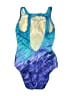 Longitude Tie-dye Blue One Piece Swimsuit Size 12 - photo 2