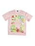 Unbranded 100% Polyester Pink Short Sleeve Top Size XX-Small youth - photo 1