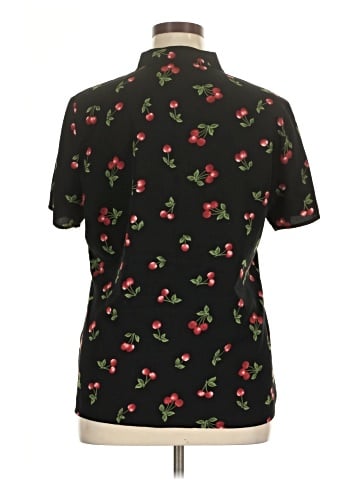 Allegra K Short Sleeve Blouse (view 2)