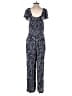 Ann Taylor LOFT Outlet Paisley Blue Jumpsuit Size M - photo 2
