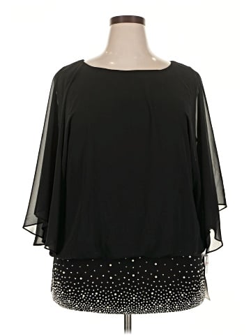 MSK 3/4 Sleeve Blouse (view 1)