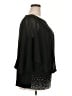 MSK Black 3/4 Sleeve Blouse Size 2X - photo 4