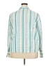 Pennington's Chevron-herringbone Teal Long Sleeve Blouse Size XXL (estimated) - photo 2