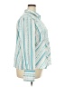Pennington's Chevron-herringbone Teal Long Sleeve Blouse Size XXL (estimated) - photo 4