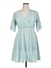 Unbranded 100% Polyester Teal Casual Dress Size 0X (estimated) - photo 1