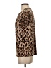 INC International Concepts Animal Print Brown Short Sleeve Top Size S - photo 5
