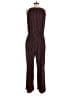 En Focus Studio Hearts Burgundy Blue Jumpsuit Size 12 - photo 2