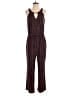En Focus Studio Hearts Burgundy Blue Jumpsuit Size 12 - photo 1