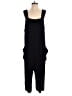 Eileen Fisher Solid Black Jumpsuit Size L - photo 1