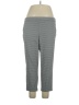 Elle Houndstooth Gray Casual Pants Size XL - photo 1