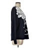 Chico's Floral Blue Pullover Sweater Size Lg (2) - photo 4