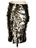 H&M 100% Polyester Gold Formal Skirt Size 4 - photo 1