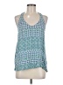 Ella Moss 100% Rayon Blue Sleeveless Blouse Size M - photo 1